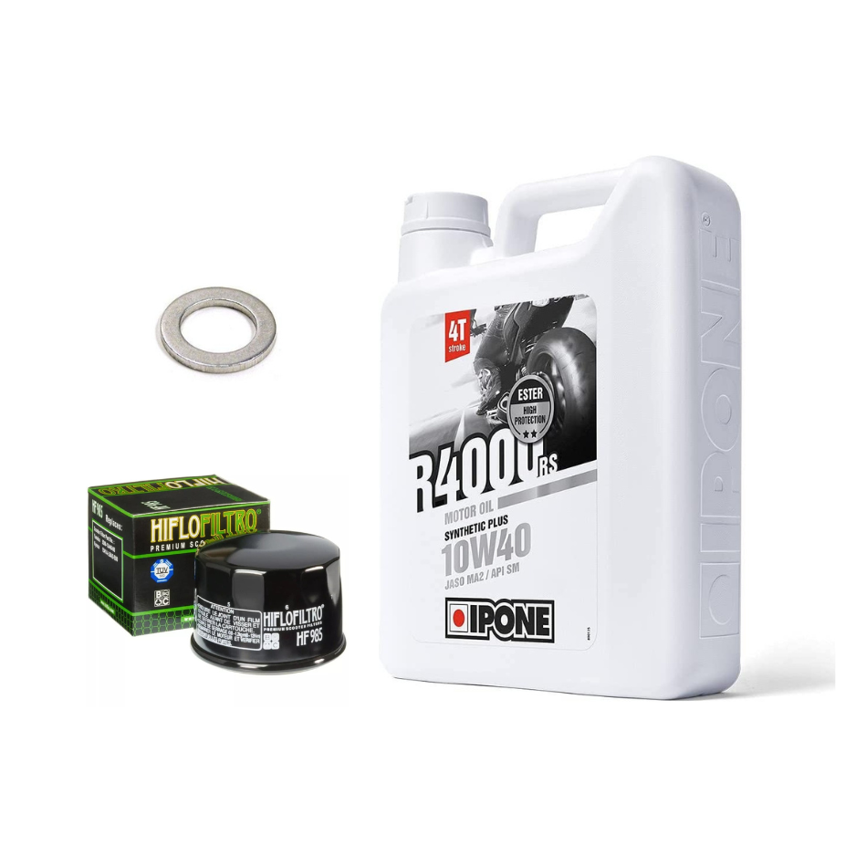 Pack Révision Vidange Yamaha Tmax 500 (2008-2011) - Filtre à Huile Hiflo & Bougie - Neuf