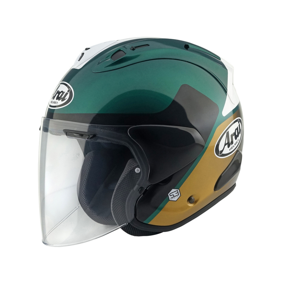 arai green helmet Arai SZ-R EVO Legante green helmet – TMAXPERFORMANCE