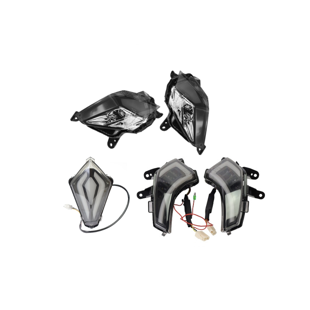 Intermitentes y luz de freno LED ahumado TMAX 530 (12-16)
