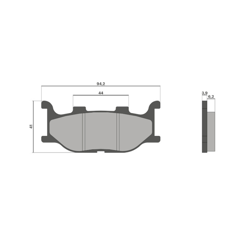 Plaquettes de frein avant Malossi TMAX 500 (04-07)