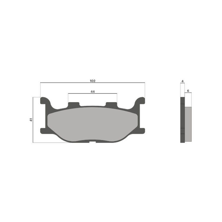 Plaquettes de frein avant Malossi TMAX 500