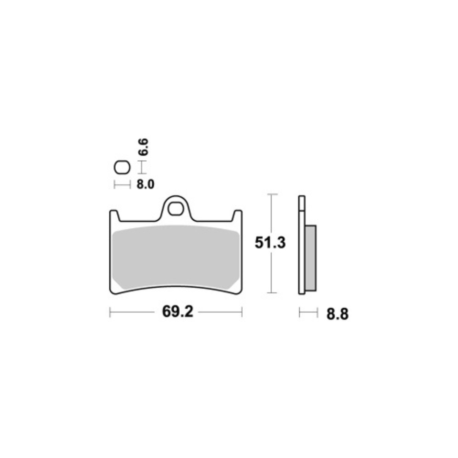 Pastillas de freno delanteras AP Racing TMAX