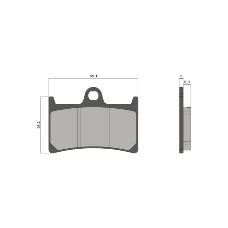 Pastillas de freno delanteras Malossi TMAX
