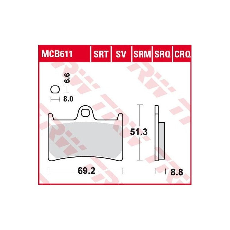TRW TMAX brake pads