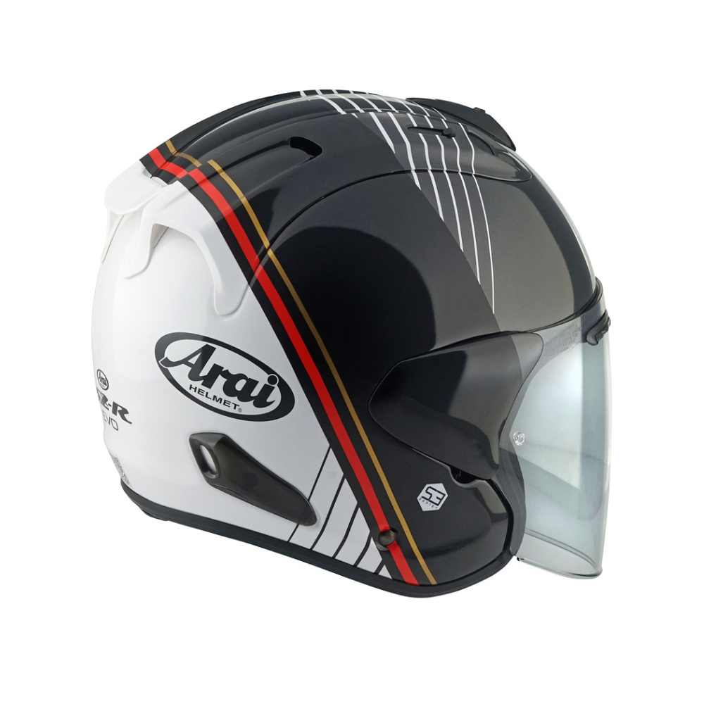 Casque Arai SZ-R EVO Temu blanc