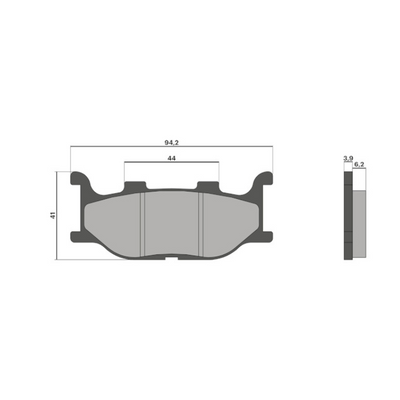 Pastillas de freno delanteras Malossi TMAX 500 (04-07)