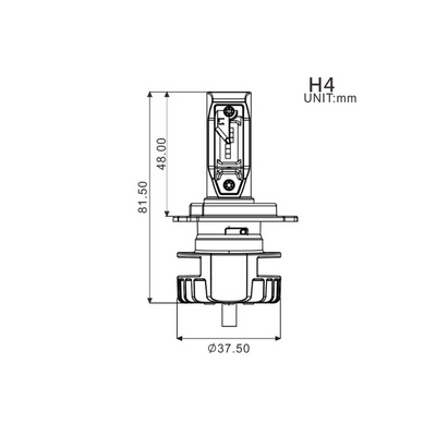 Bombilla LED H4 TMAX