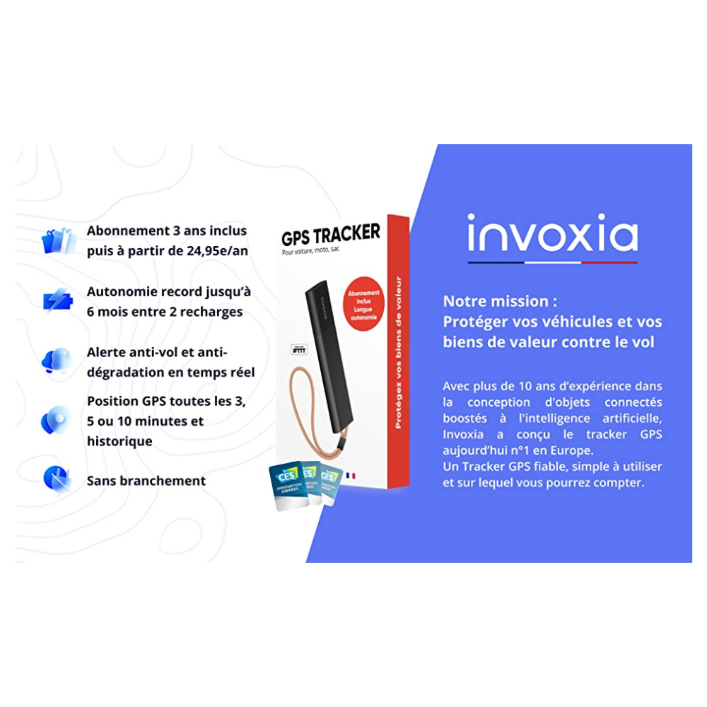TMAX Invoxia Tracker (suscripción de 3 años incluida)