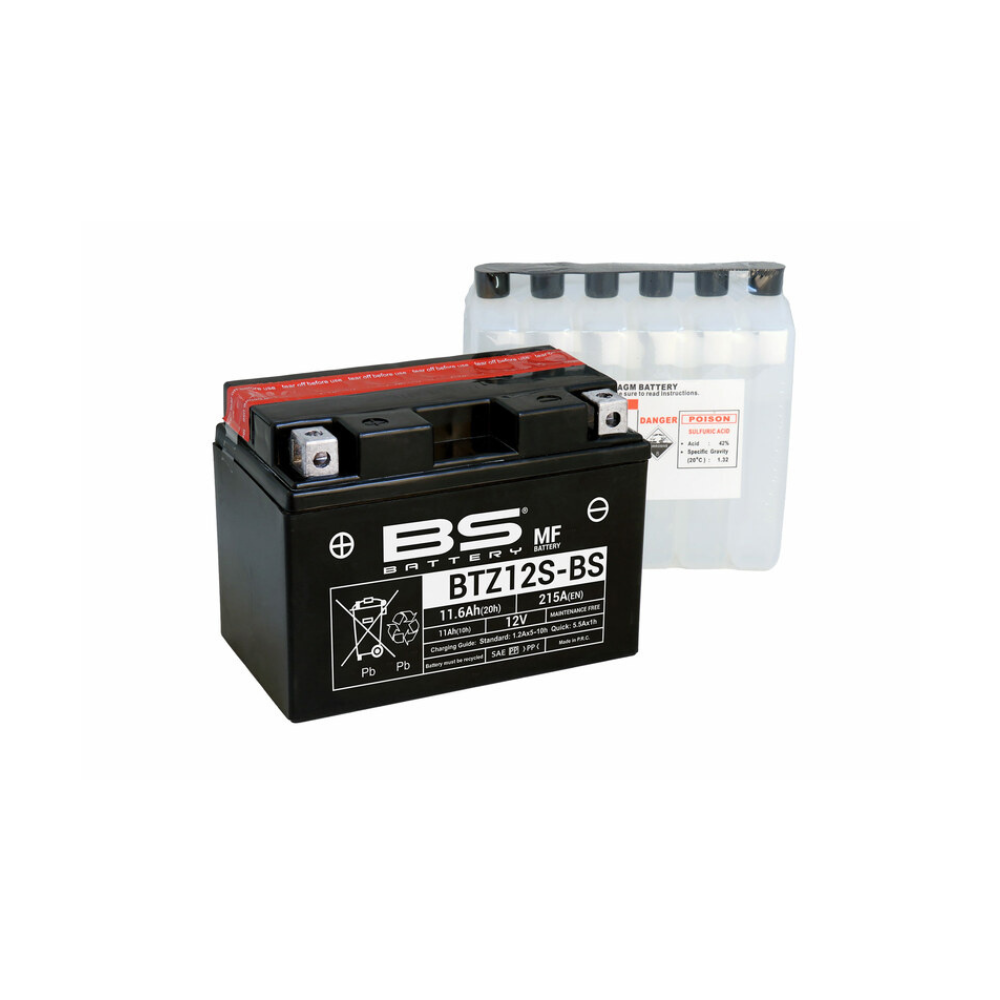 BS battery with TMAX acid pack