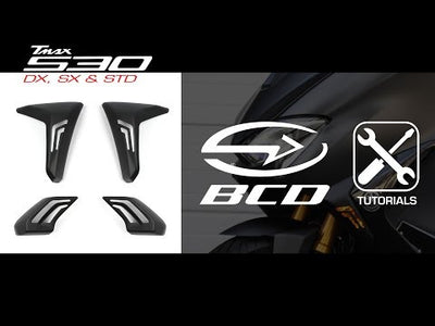 Cache feux et clignotants BCD TMAX 530 (17-19)